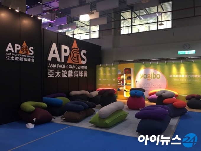 타이베이 게임쇼 2019 B2B존의 모습.
