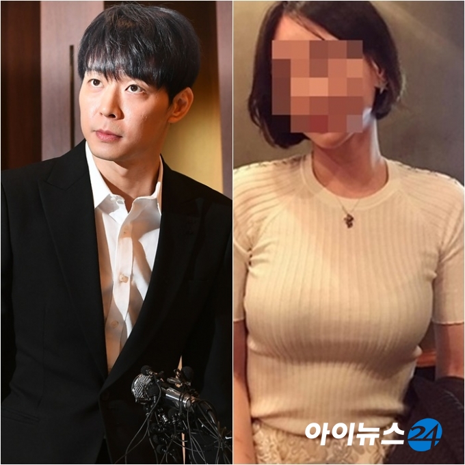 가수 겸 배우 박유천(왼쪽)과 남양유업 외손녀 황하나씨. [아이뉴스24 DB]