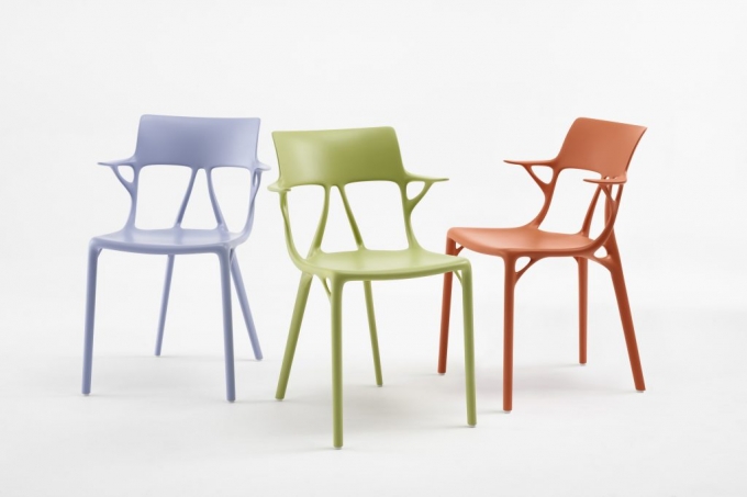 산업 디자이너 필립 스탁의 창의성과 오토데스크의 제너레이티브 디자인 기술이 어울러져 제작된 의자 [사진=오토데스크]
