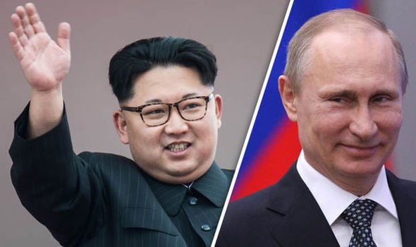 영국 일간 데일리익스프레스는 17일 김정은 북한 국무위원장과 푸틴 러시아 대통령의 정상회담이 24일 블라디보스톡에서 열릴 가능성이 높다고 보도했다. [익스프레스]
