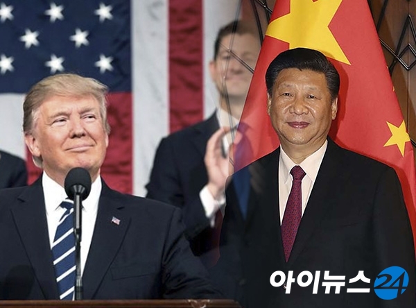 (왼쪽부터) 트럼프 미국 대통령과 시진핑 중국 국가주석  [사진=아이뉴스24 DB]