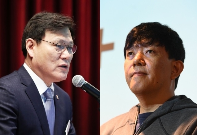 최종구 금융위원장(왼쪽), 이재웅 쏘카 대표 [사진=아이뉴스24 DB]