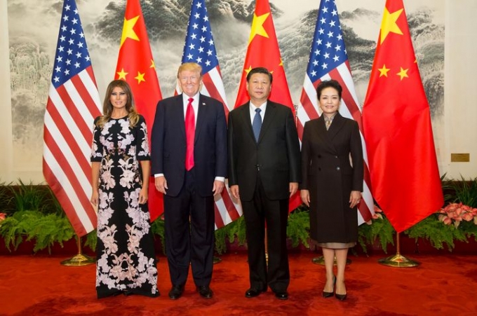 트럼프 미국 대통령과 시진핑 중국 국가주석의 양자 정상회담이 오사카 G20 정상회의에서 가장 큰 관심하다. [스카이]
