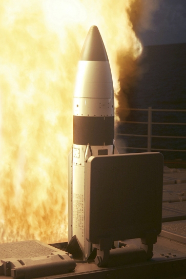 미국 위성요격미사일 SM-3 [출처=위키피디아]