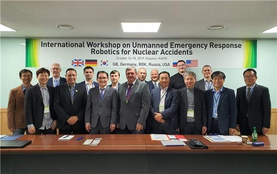 한국원자력연구원이 원자력 비상대응로봇 국제 전문가 워크숍을 개최했다  [한국원자력연구원]