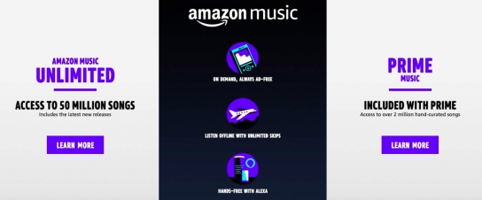 아마존이 무료로 즐길 수 있는 광고 기반 음악 스트리밍 서비스를 선보였다 [출처=아마존]