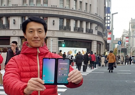 LG전자가 8일 일본에 듀얼스크린 5G 스마트폰 G8X(V50S)를 출시했다고 밝혔다. [사진=LG전자]