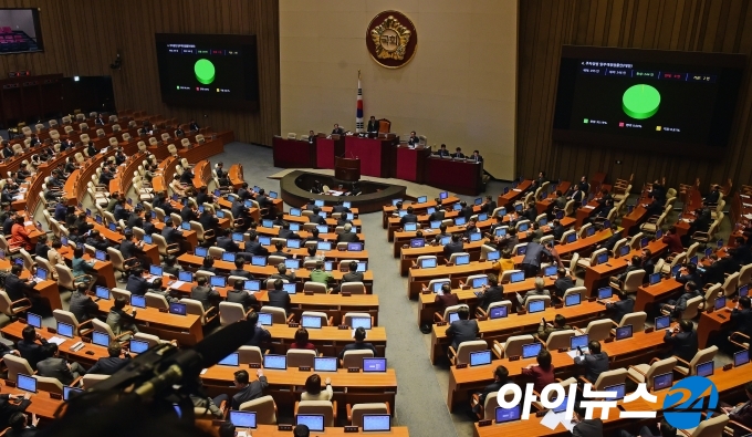 '민식이법'이 10일 국회 본회의를 통과했다.[사진=조성우 기자]