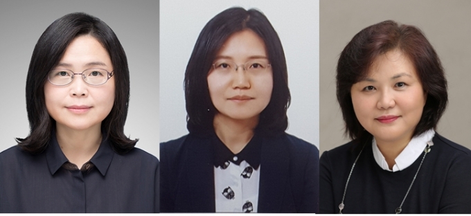 2019 여성과학기술인상 수상자들. (왼쪽부터) 김미영, 이금주, 김영미. [과기정통부 제공]