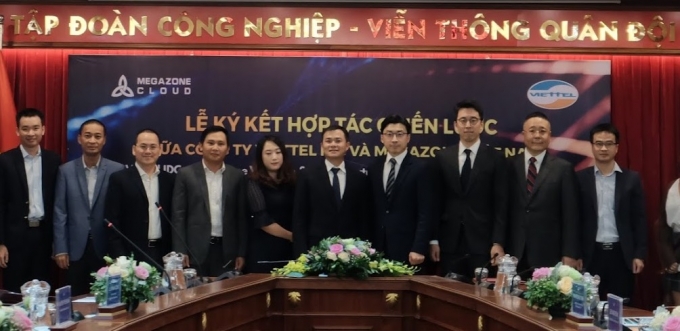 메가존클라우드와 베트남 통신사인 비엣텔 그룹이 전략적 업무협약(MOU)를 체결했다. [사진=메가존클라우드]