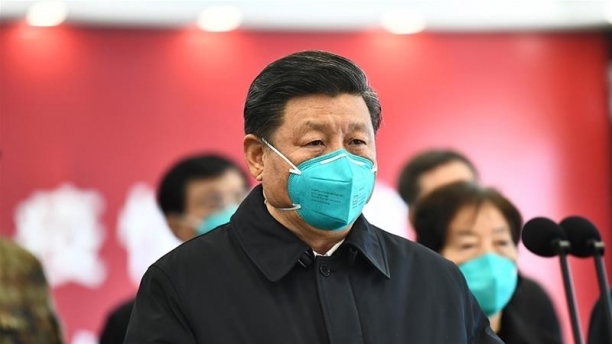 3월 초 코로나19 사태 이후 처음 우한을 방문한 시진핑 중국 국가주석. [알자지라]