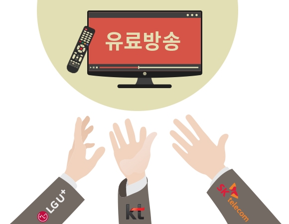 유료방송 시장 KT LGU+ SKT 3파전  [출처=아이뉴스24DB]