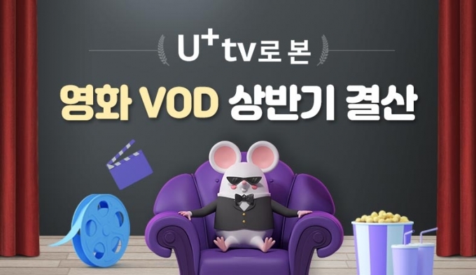 U+tv 영화VOD 상반기 결산 홍보 배너 [출처=LG유플러스]