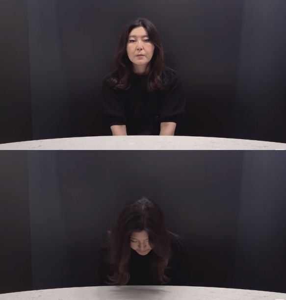한혜연이 유튜브 '뒷광고' 논란에 대해 사과하는 모습 [사진=슈슈스TV 캡처]
