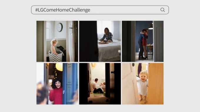 LG전자가 21일부터 내달 말까지 진행하는 글로벌 기부 캠페인 'LG 컴 홈 챌린지(LG Come Home Challenge)' 소개 이미지 [사진=LG전자]