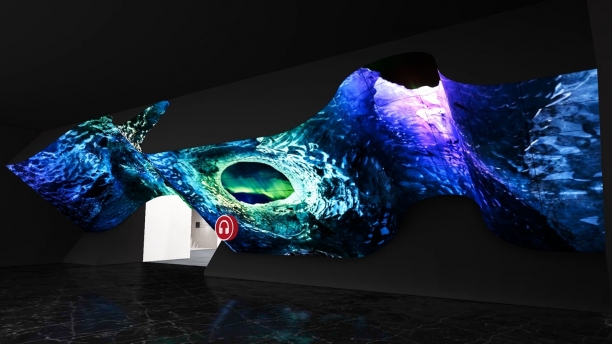LG전자 IFA 3D 가상전시관 내 대형 조형물 '새로운 물결(New Wave)' 이미지 [사진=LG전자]
