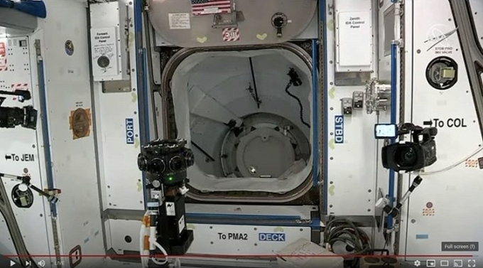 '스페이스 익스플로러스 : 더 ISS 익스피리언스' 촬영 현장  [출처=펠릭스 앤 폴 스튜디오 인스타그램]