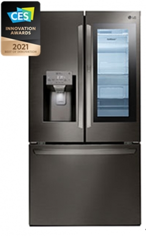 CES 2021에서 최고 혁신상을 받은 LG 음성인식 냉장고  [자료=CES ]