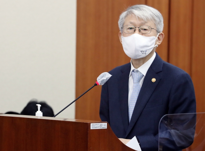 최기영 과학기술정보통신부 장관 [사진=조성우 기자]