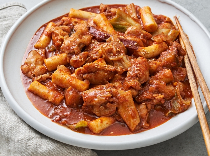 춘천 국물 닭갈비 떡볶이 제품 [사진=마켓컬리]