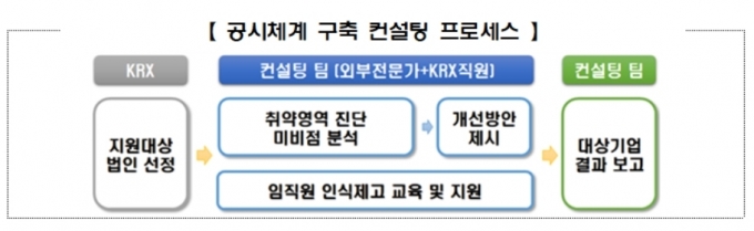 한국거래소 공시체계 구축 컨설팅 프로세스 [한국거래소]