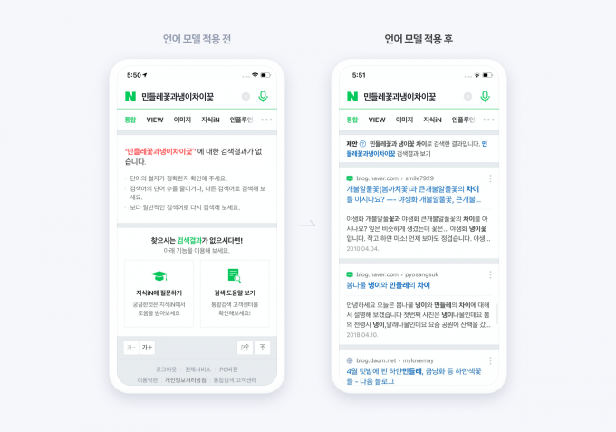 네이버가 검색 서비스에 한국어 기반의 초거대 AI 언어 모델을 적용했다.  [사진=네이버]