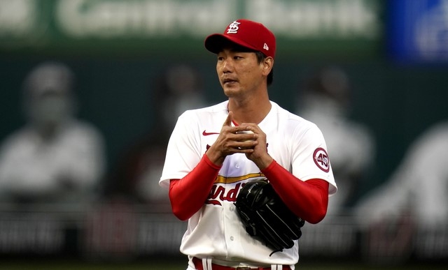 MLB 세인트루이스에서 뛰고 있는 김광현이 오는 26일(한국시간) 열리는 피츠버그와 홈 경기에 선발투수로 예고됐다. 그는 이날 시즌 2승째 달성에 재도전한다. [사진=뉴시스]
