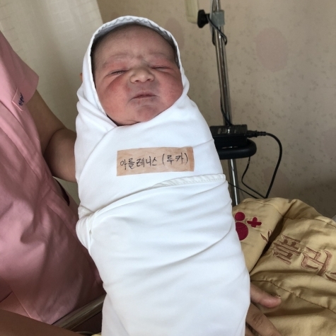 데스파이네의 셋째 아들, 루카 데스파이네는 지난달(5월) 31일 수원에서 태어났다. [사진=KT 위즈]