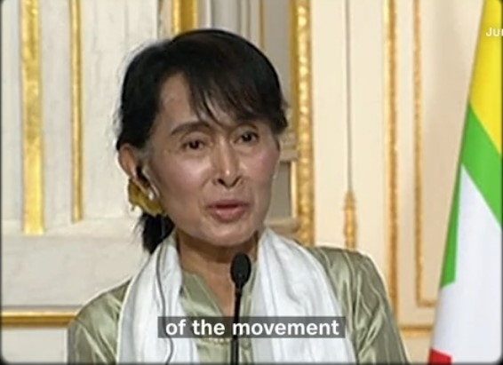 미얀마 군사정부는 미얀마 지도자 아웅산 수치 여사에 대해 새롭게 부패혐의를 추가했다고 미얀마 국영 언론이 10일 보도했다. [사진=BBC]