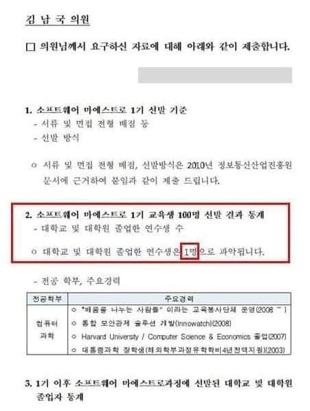 김남국 의원이 자신의 페이스북에 '재학생이 아닌 사람은 이준석 단 1명'이라는 제목의 글을 올렸다. [사진=김남국SNS]