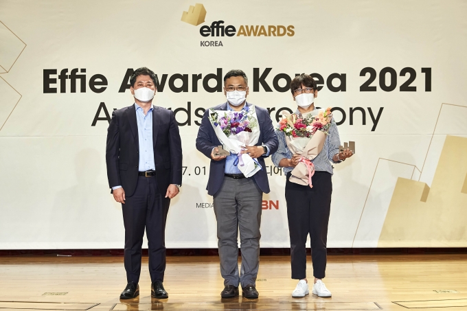 KCC가 지난 1일 열린 2021 에피 어워드 코리아(Effie Award Korea) 시상식에서 수상의 영예를 안았다. [사진=KCC]