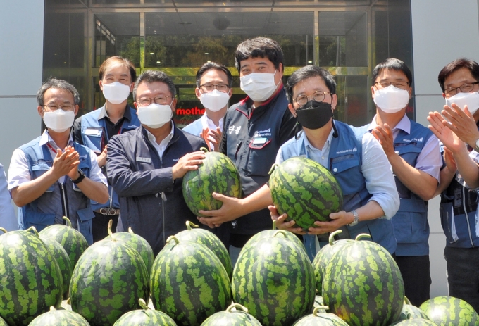 현대모비스가 우수 협력사 250여 곳에 계절과일을 전달했다. [사진=현대모비스]