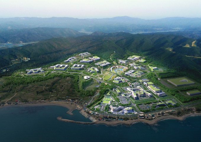 한국원자력연구원 문무대왕과학연구소 착공식이 21일 경주에서 열렸다. 2025년 완공된다.  [사진=과기정통부]