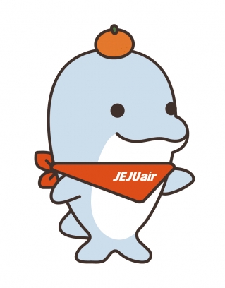 제주항공이 '제주남방큰돌고래'를 모티브로 친환경 여행캠페인 캐릭터를 제작했다.  [사진=제주항공]