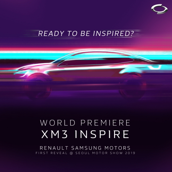 르노삼성자동차가 '2019 서울모터쇼'에서 공개할 'XM3 인스파이어'. [사진=르노삼성자동차]
