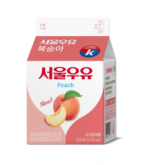서울우유가 맛과 가성비를 모두 잡은 '서울우유 복숭아'를 출시했다. [사진=서울우유협동조합]