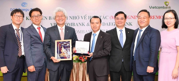 대구은행은 베트남 Vietcombank와 상호협력 협약을 체결했다.[사진=대구은행]