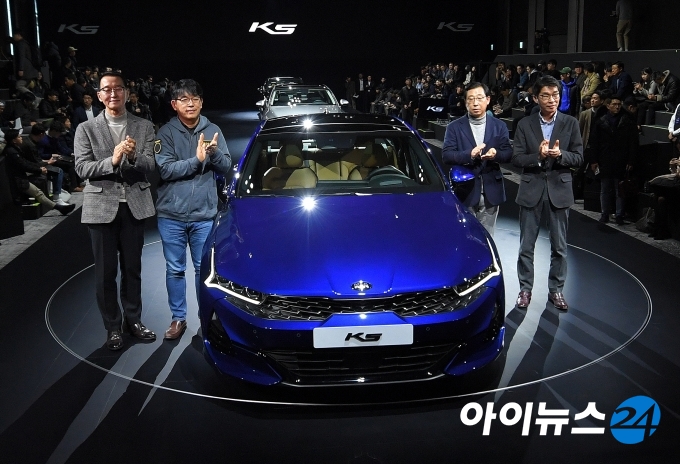한국자동차기자협회 산하 올해의 차 선정위원회는 2020년 1월의 차에 기아자동차 3세대 K5를 선정했다. [사진=조성우 기자]