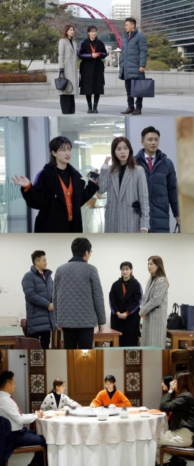 '동상이몽 시즌2' 진태현 박시은이 딸의 졸업식을 위해 학교를 방문했다. [사진=SBS]