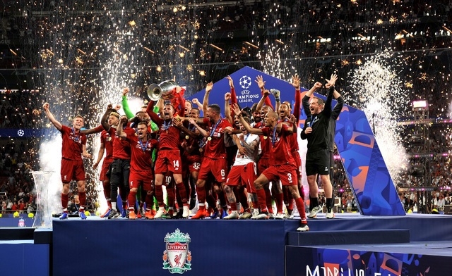 2019-2020 시즌 유럽축구연맹(UEFA) 챔피언스리그 우승을 차지했던 리버풀. [사진=뉴시스]