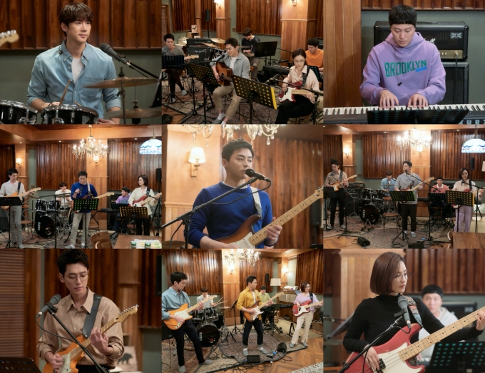  '슬기로운 의사생활' 5인방의 밴드곡이 호평을 얻고 있다. [사진=tvN]