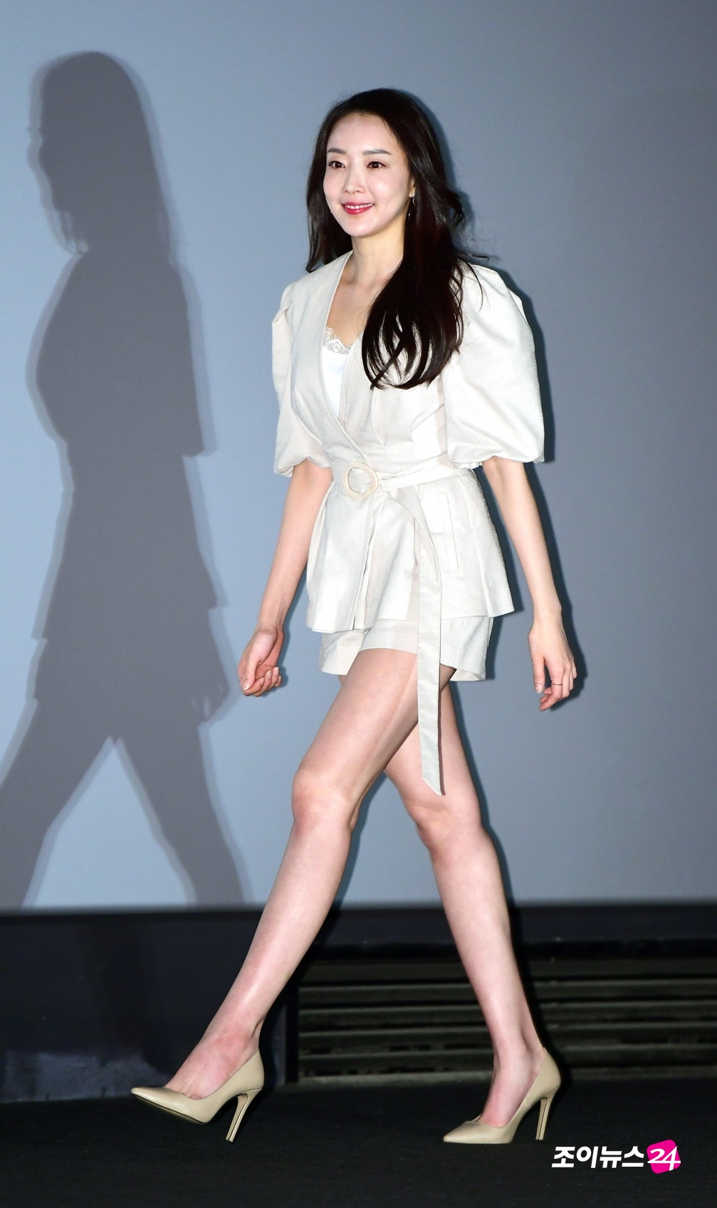배우 하주희가 11일 열린 영화 '열혈형사' 언론시사회에 참석하고 있다.