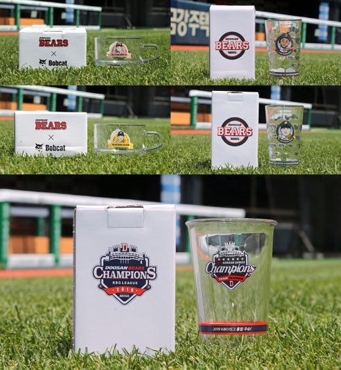 두산 베어스가 구단 상품을 구매하는 야구팬들을 위해 특별 제작 컵을 추가 증정하는 행사를 마련했다. [사진=두산 베어스]
