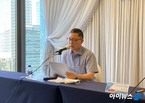 김경호 한국전자담배협회 소매인 대표는 "안전 가이드라인 마련이 시급"하다고 했다. [사진=이현석기자]