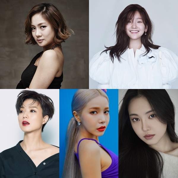 박나래, 박소담, 안영미, 마마무 솔라, 에이핑크 손나은이 '갬성캠핑'에 출연한다. [사진=JTBC]