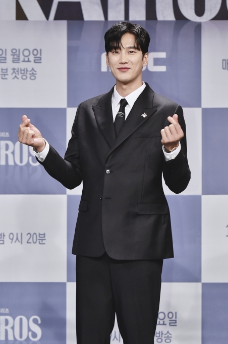 배우 안보현이 MBC '카이로스' 제작발표회에 참석했다. [사진=MBC]