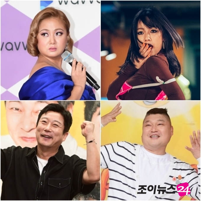 박나래와 이효리, 이수근, 강호동이 '2020 올해의 예능인' 순위에 올랐다.  [사진=각 방송사, 조이뉴스24 포토DB]