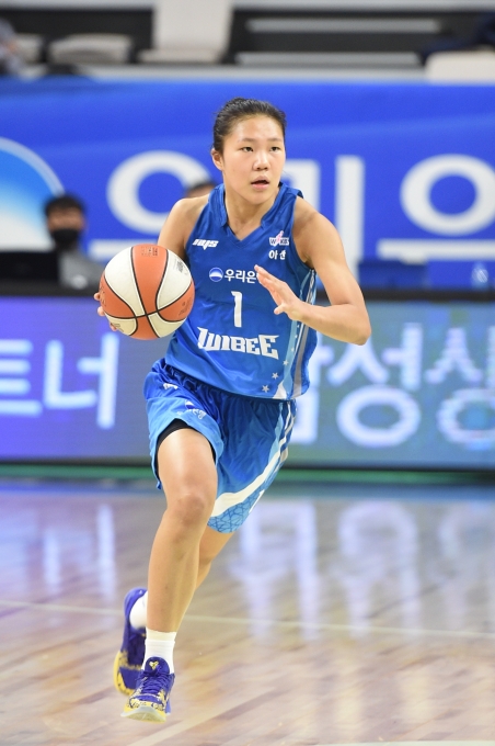 우리은행 가드 박지현이 2020-2021시즌 WKBL 2라운드 최우수선수에 선정됐다. [사진=한국여자농구연맹(WKBL)]