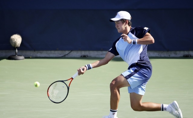 한국 남자테니스 기대주 권순우가 이탈리아에서 열리고 있는 ATP 챌린저 대회인 비엘라 챌린저 2차 대회에서 단식 8강 진출에 성공했다. [사진=뉴시스]