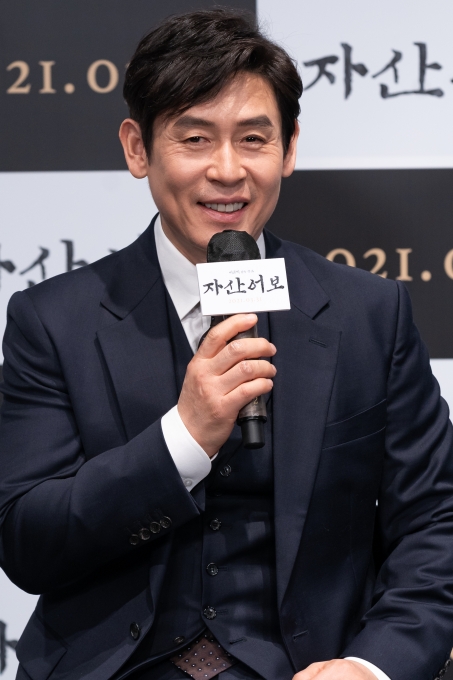 배우 설경구가 25일 영화 '자산어보'(감독 이준익) 제작보고회에 참석했다. [사진=메가박스중앙㈜플러스엠]